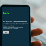 A peroson having trouble of Hulu Error Code P-DEV320 on his smarthphone