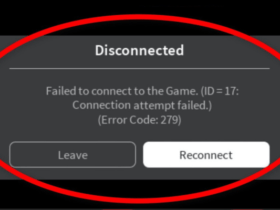 a person having trouble in Roblox Error 279 in his/her device